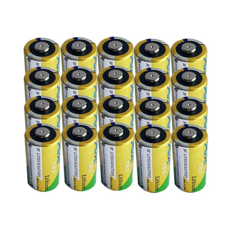 20PCS CR2 3V CR15H270 5046LC CR15270 KCR2 900mah Lithium Li-ion Batteries For Camera Security Alarm Clock Servo Motor