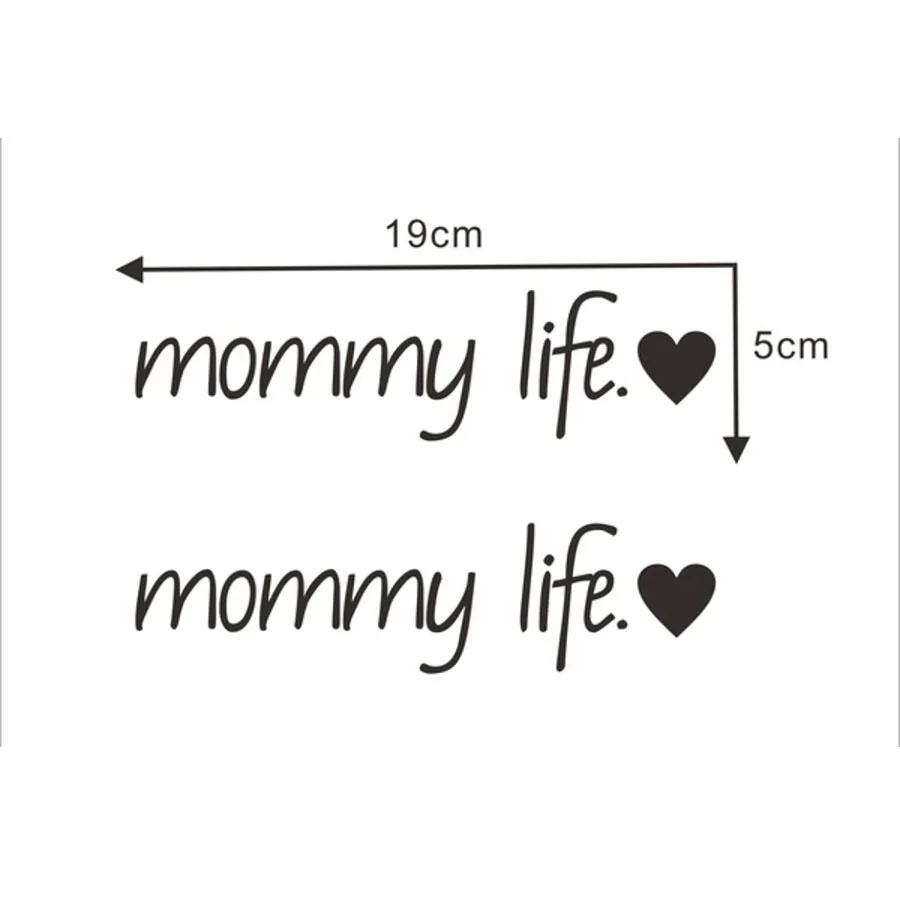 

Mommy Life Personality Reflective Car Stickers Vehicle Stickers Glue Sticker Car Body Oem Window PVC 19 Cn(origin) Not Packaged