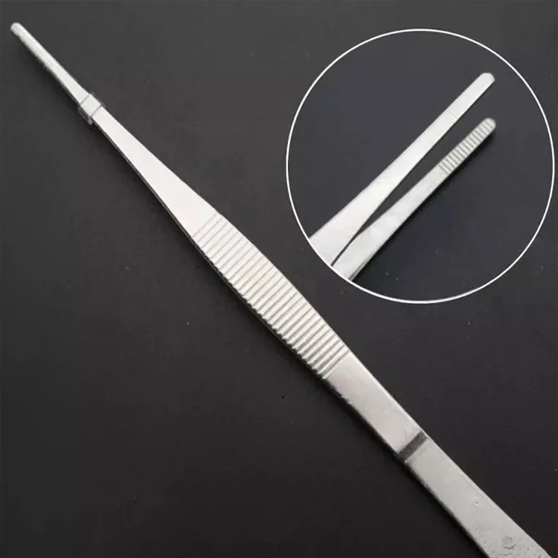 

1pcs Barbecue Tongs Food Tongs Food Clip Stainless Steel Tweezers Kitchen Gadgets