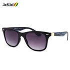 Солнечные очки JackJad в винтажном стиле, с градиентными линзами, квадратной формы, с заклепками, брендовые дизайнерские, 4195