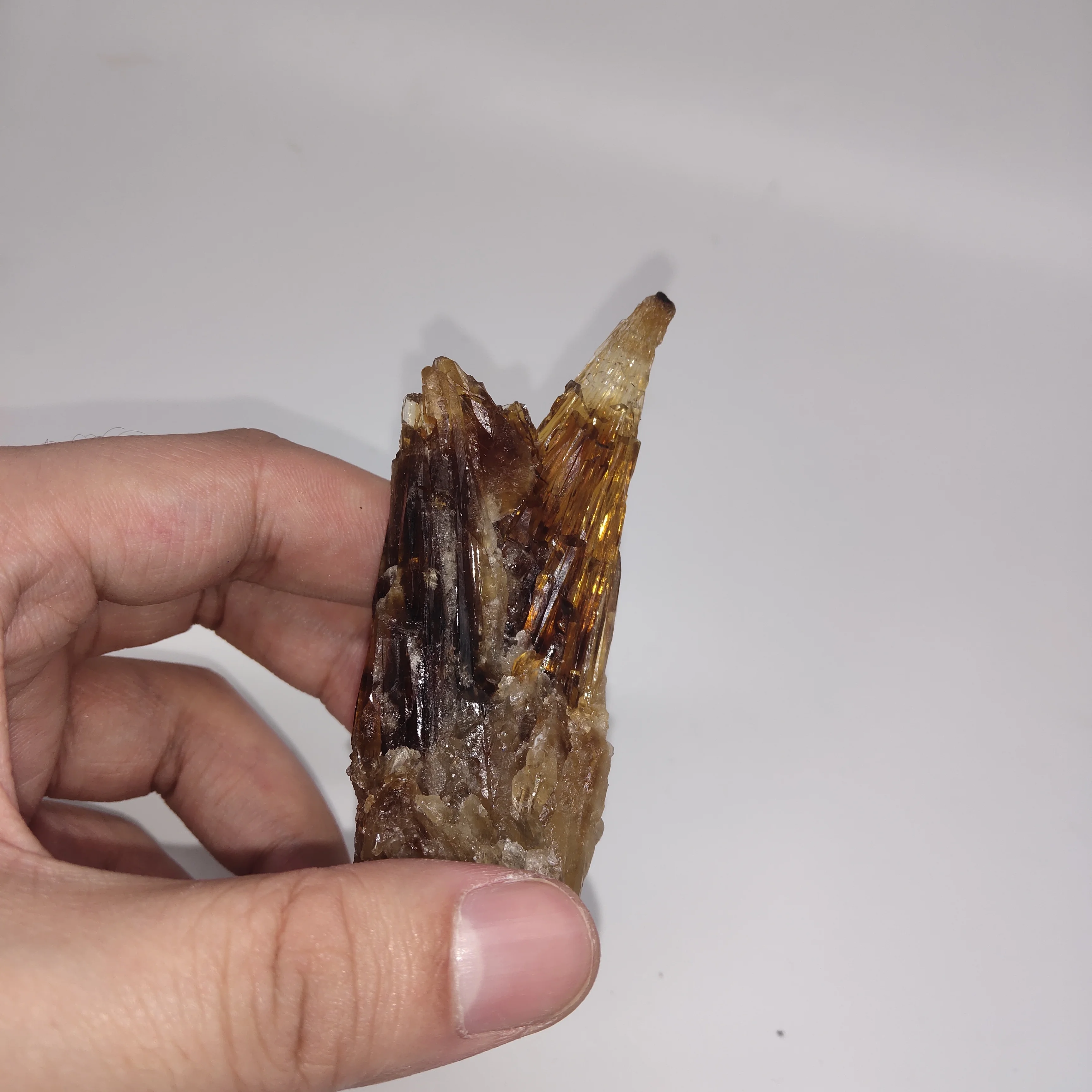 82 г натуральный камень Желтый Янтарный кальцитовый образец Горячая Распродажа $