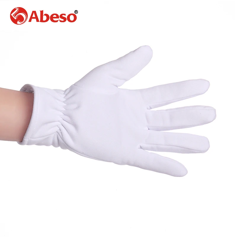 Abeso 10 пар плюс кашемировые толстые эластичные большие белые перчатки цветные