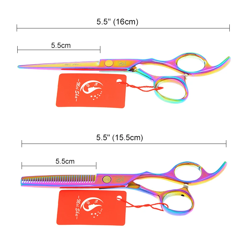 

5.5" 6.0" Meisha Professional Hair Thinning Shears for Hairdressers JP440C Salon Barber Hair Cutting Scissors Hair Cut A0031A