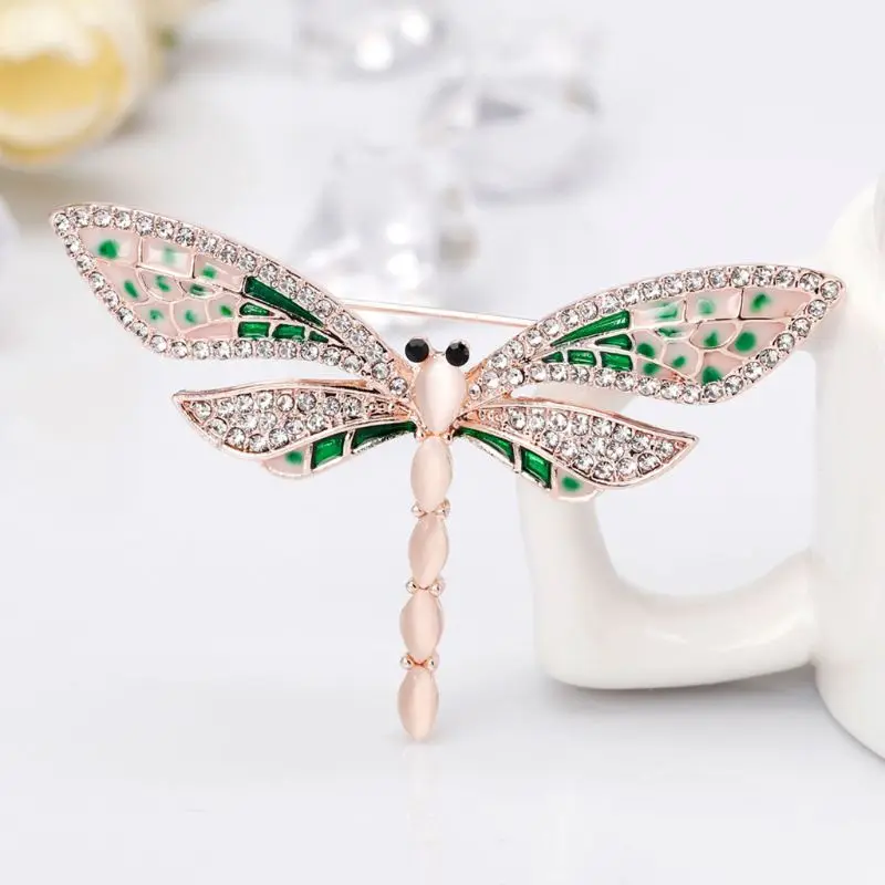 Новый Стрекоза Брошь модная насекомых рюкзак для одежды шпильки Творческий
