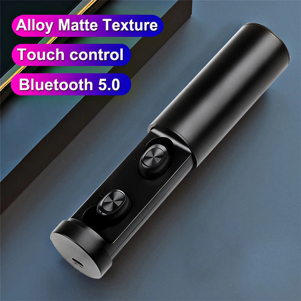 Беспроводные наушники B9 TWS Bluetooth 5 0 8D HIFI спортивные с микрофоном вкладыши игровая