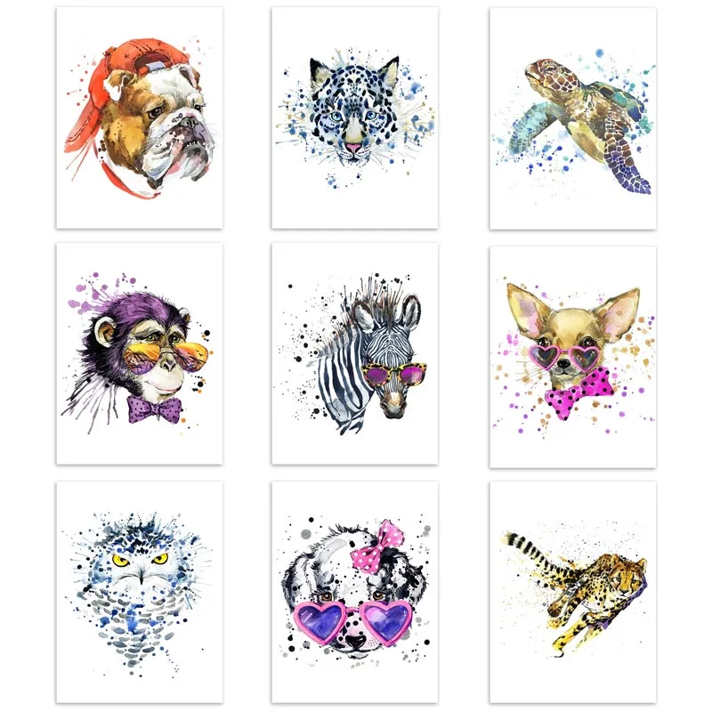 

Diamond Painting 5D Diamonds DIY Animal Cross Stitch Full Square Round Drill Embroidery Colorful Handmade Home Room Wall Decor