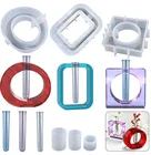 3D формы для ваз силикон цветочный горшок для суккулентных растений бетонная цементная глина, форма для свечей, мыла, Полигональная форма ручной работы