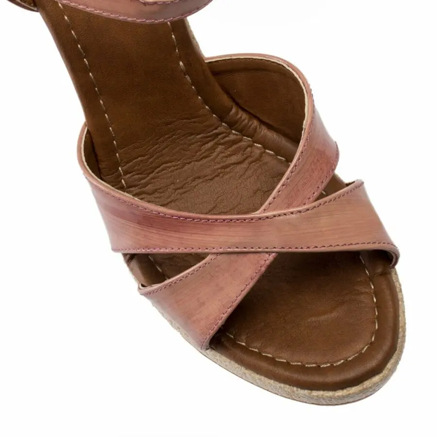 

Women Sandals Deery, Genuine Leather Lilac Color Women Sandals