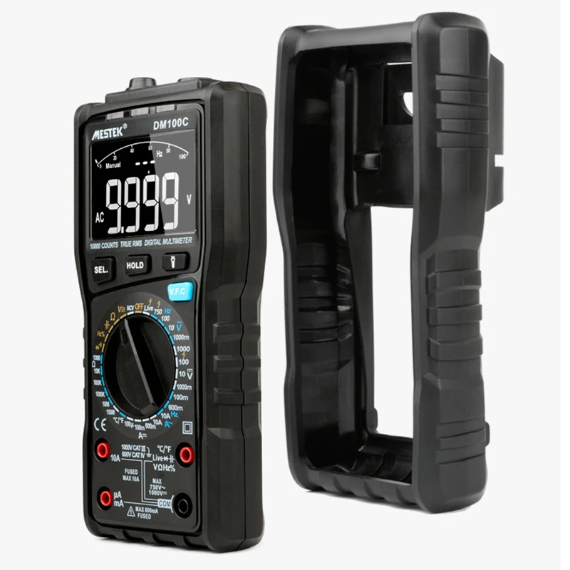Акция! Цифровой мультиметр MESTEK DM100C истинное среднеквадратичное значение кнопка