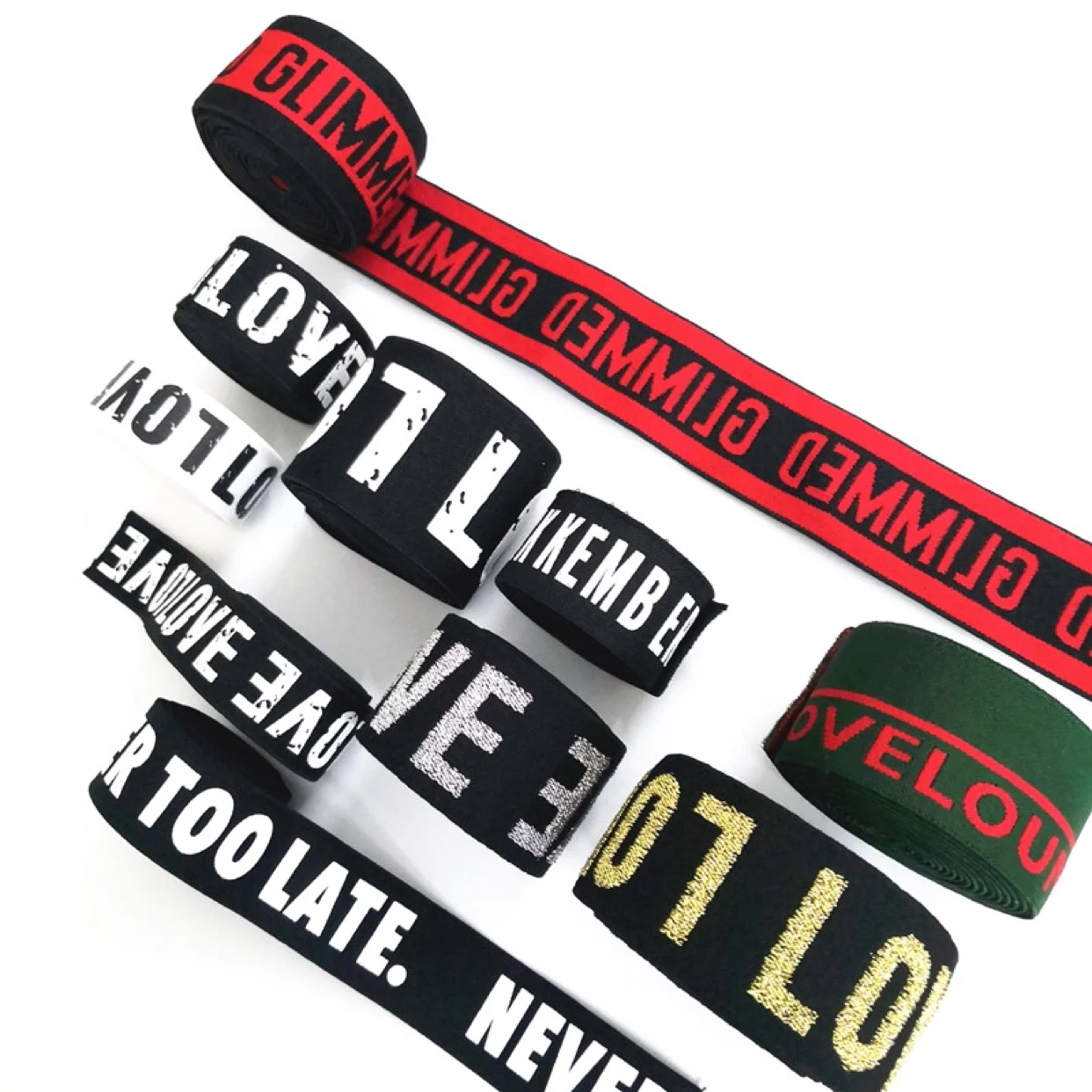 2 метра английские буквы лента ленточный ремень используемый для одежды сумки