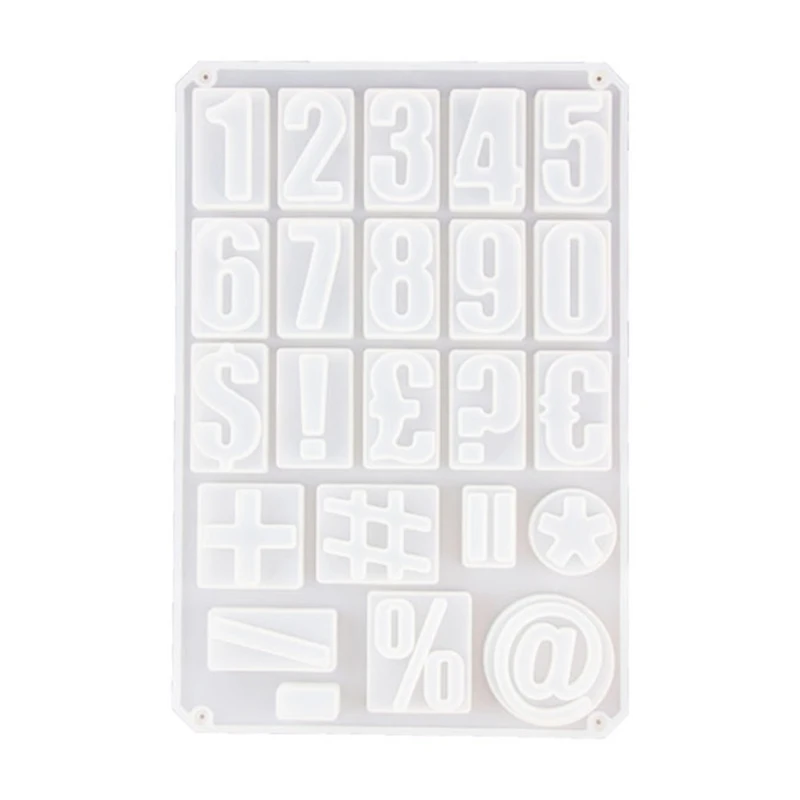 

Цифровая эпоксидная форма T84B с символом «сделай сам», декоративная форма для пищевых продуктов 0-9 цветов