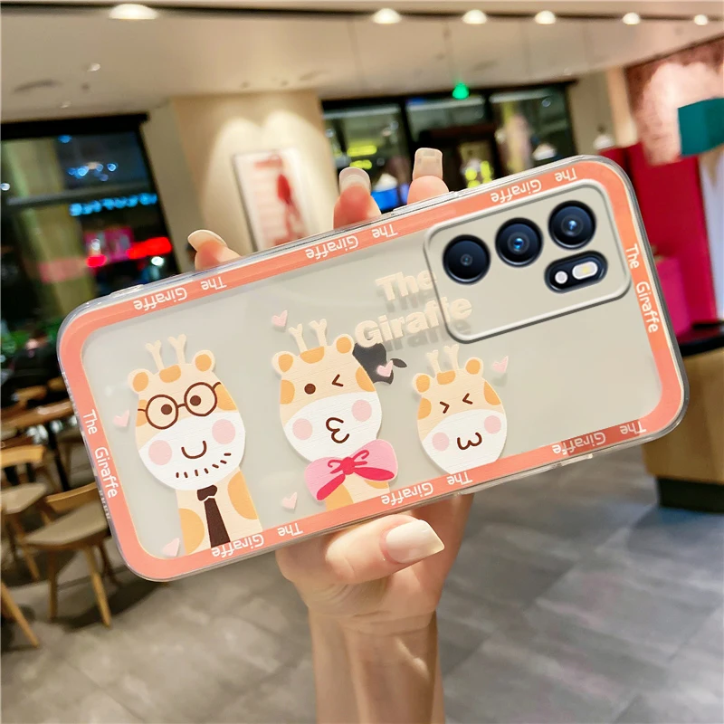 

Cartoon Cute Phone Case For Samsung Galaxy S21 Ultra S20 FE Note 20 Plus 10 9 8 A52 A72 Original Kawaii Transparent Clear Cover