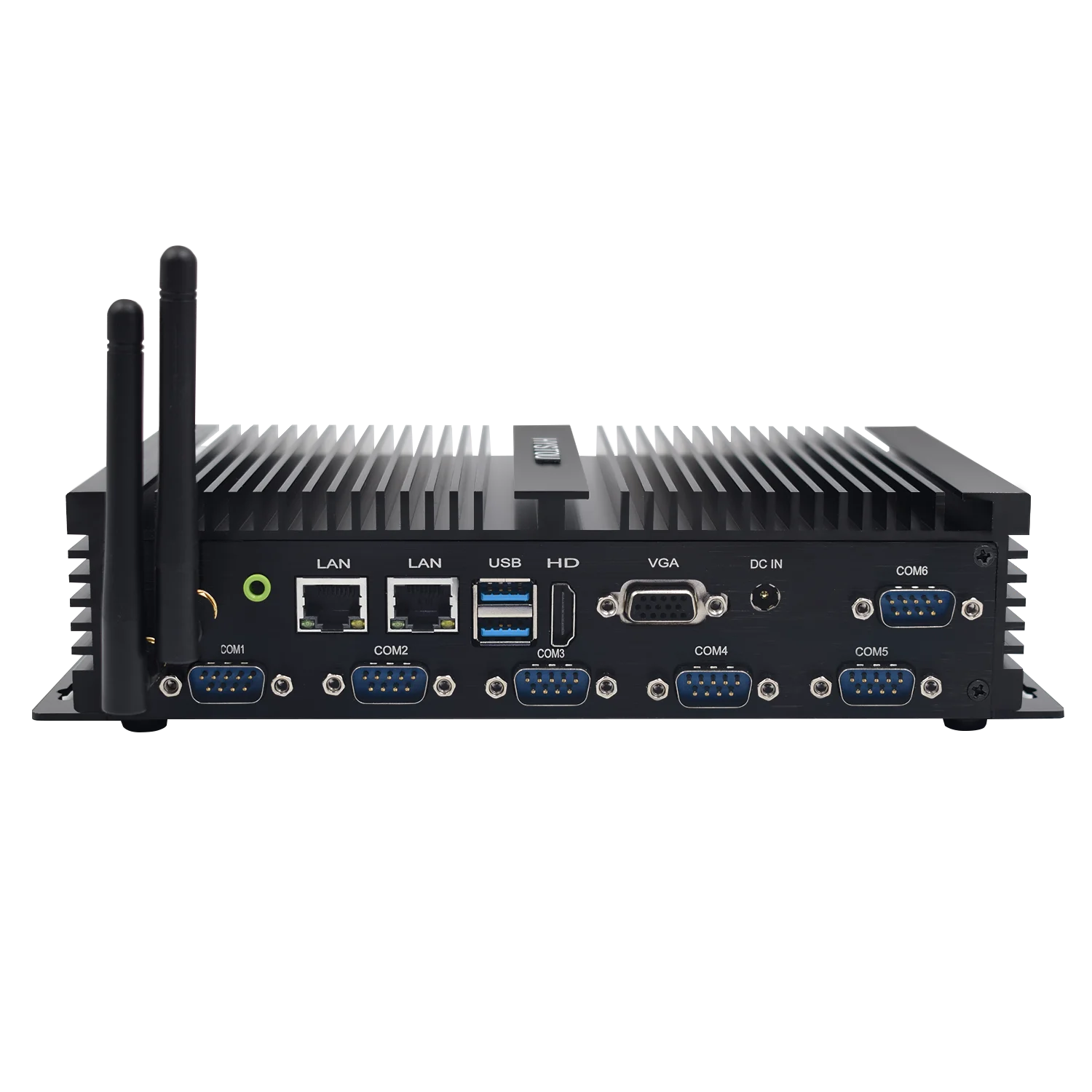 

Factory price HYSTOU intel Celeron J4125 fanless industrial mini pc with 6 RS232 COM desktops pc computer for Kiosk