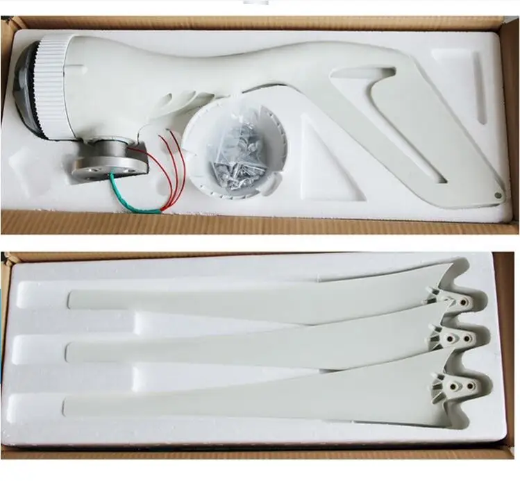 Новый ветрогенератор 400 Вт В комплект входят 3 лезвия или 5 лезвий ветровой