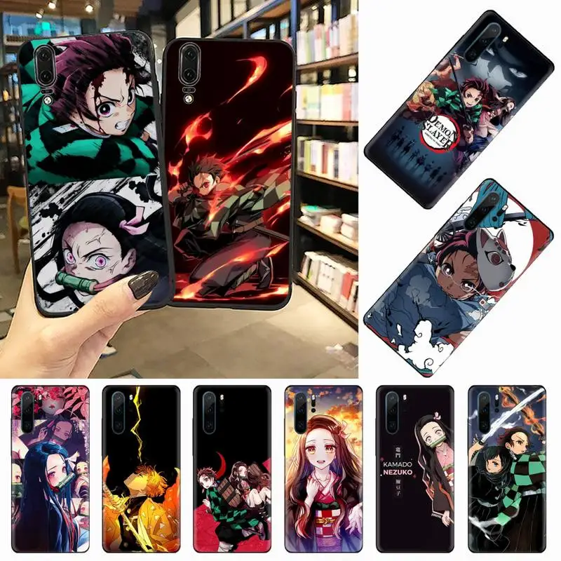 

Kamado Nezuko Yaiba Demon Slayer Phone Case For Huawei honor Mate P 9 10 20 30 40 Pro 10i 7 8 a x Lite nova 5t