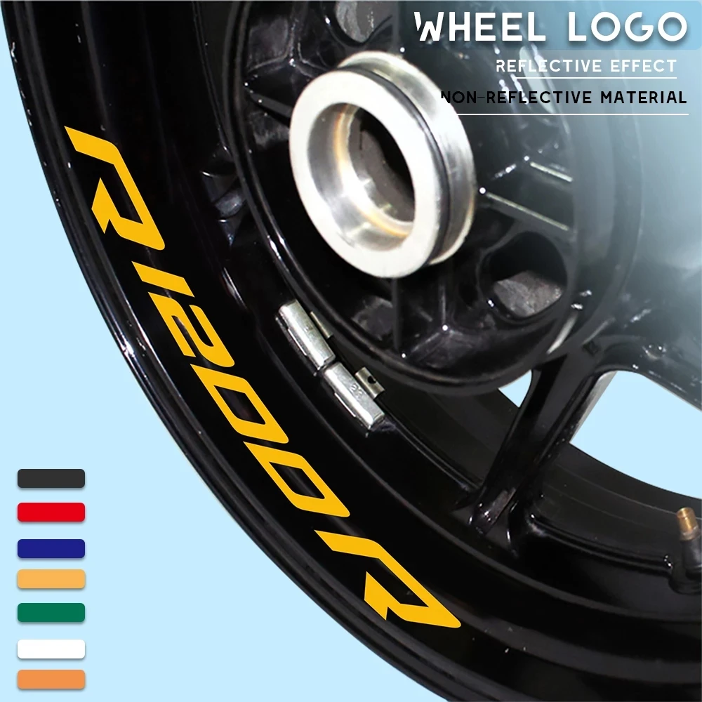 

For BMW R1200R Motorcycle Tire Reflective Sticker Waterproof Logo Decorative Decal
