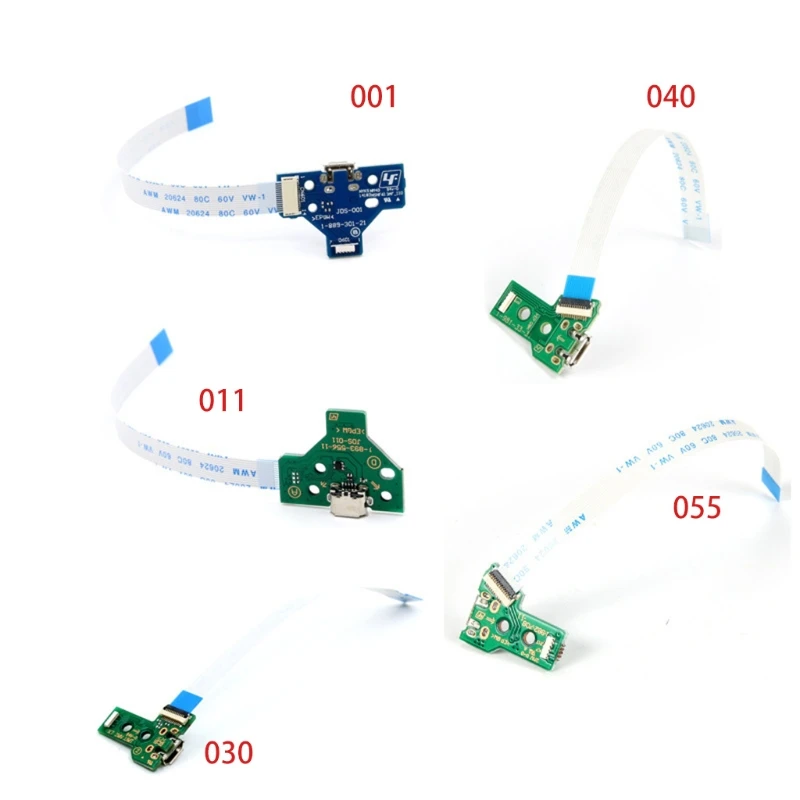 

Charging Port Socket Board Replacement Adaptor Charger Connector parts with 12 Pin Flex Cable for PS4 Controller