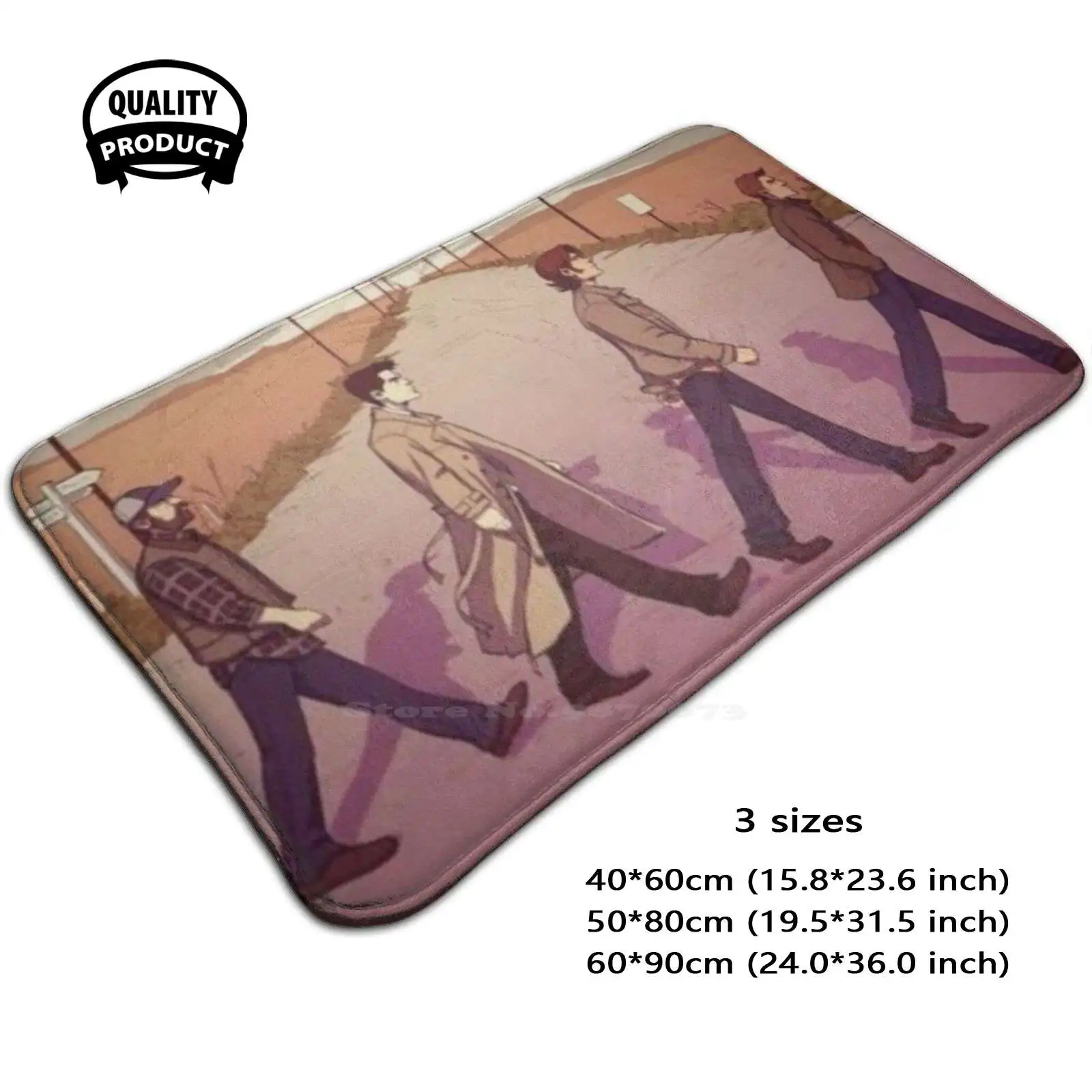 Сверхъестественный перекрестник/кросс 3 размера домашний ковер комнатный