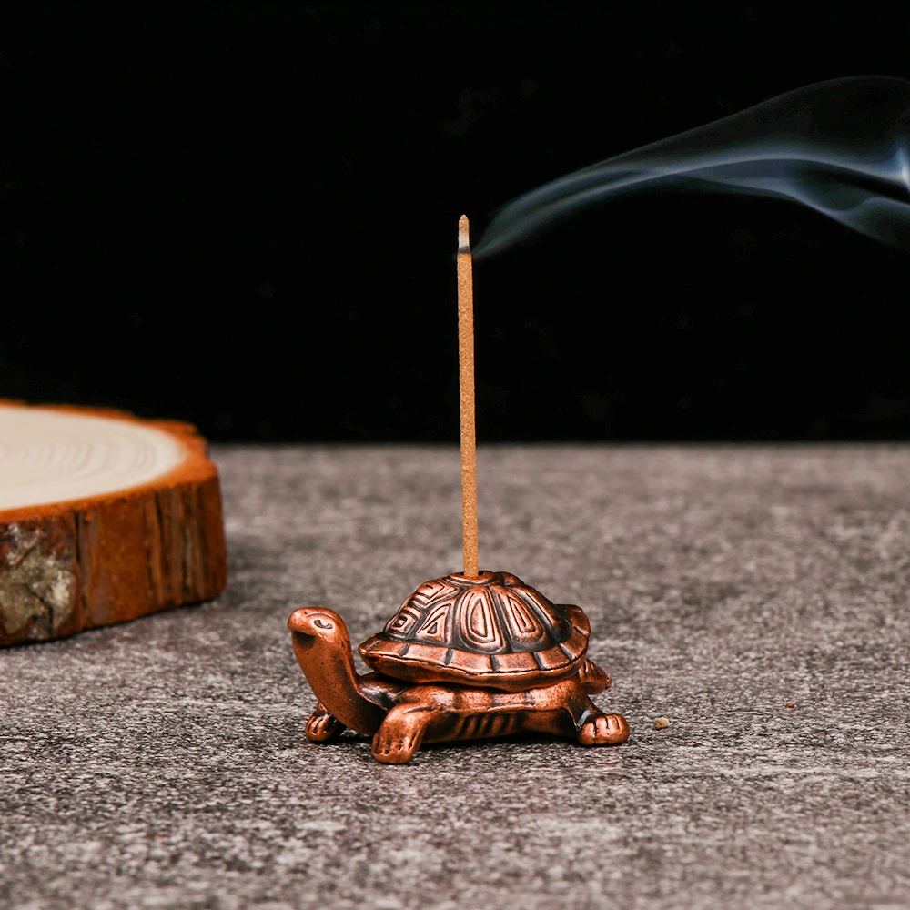 1 Pcs Snail Turtle Shape Portable Incense Censer Stick Holder Burner Stand Sandalwood Holder Teahouse Home Christmas Decoration