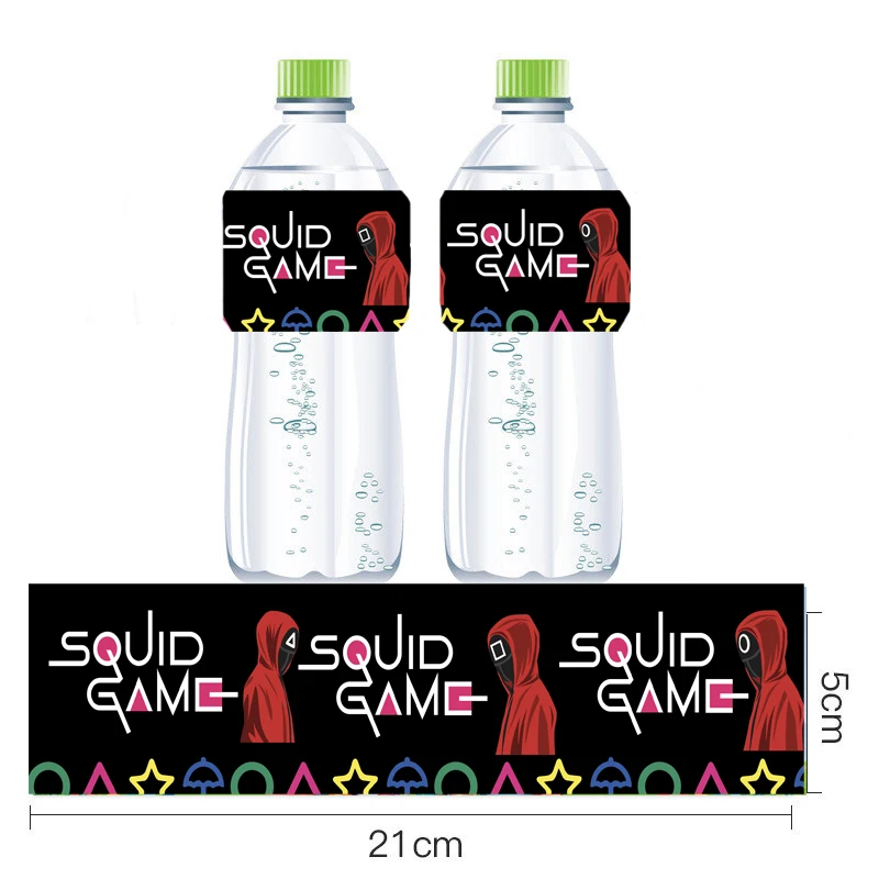 12 шт. наклейки на бутылки для минеральной воды | Дом и сад