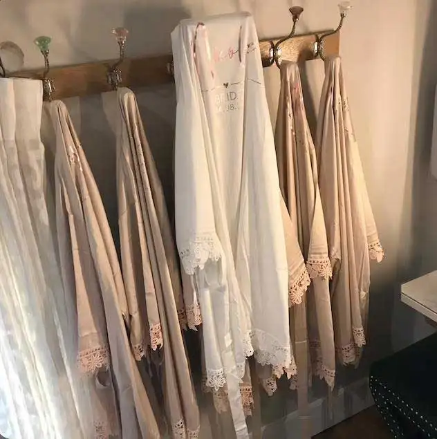 Свадебный халат индивидуальный халаты для подружек невесты подарок подружки