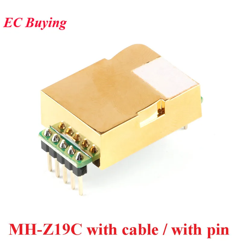 MH Z19 Z19C ИК инфракрасный CO2 Сенсор модуль углекислый газ NDIR для монитор 400 5000ppm UART PWM