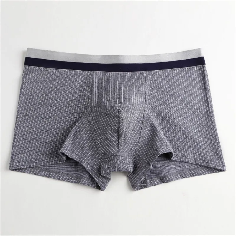 Стильные мужские трусы-боксеры со средней талией u-образная выпуклая сумка