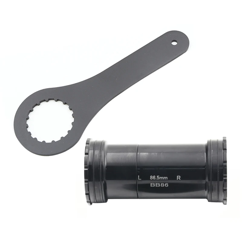 ACRZ стальной подшипник интерлок Пресс fit BB86 brakcet дно для shimano и sram - Цвет: BB86 BB with tool