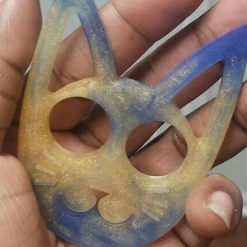 

Crystal Epoxy Resin Mold DIY Super Glossy Keychain Pendant Silicone Mould