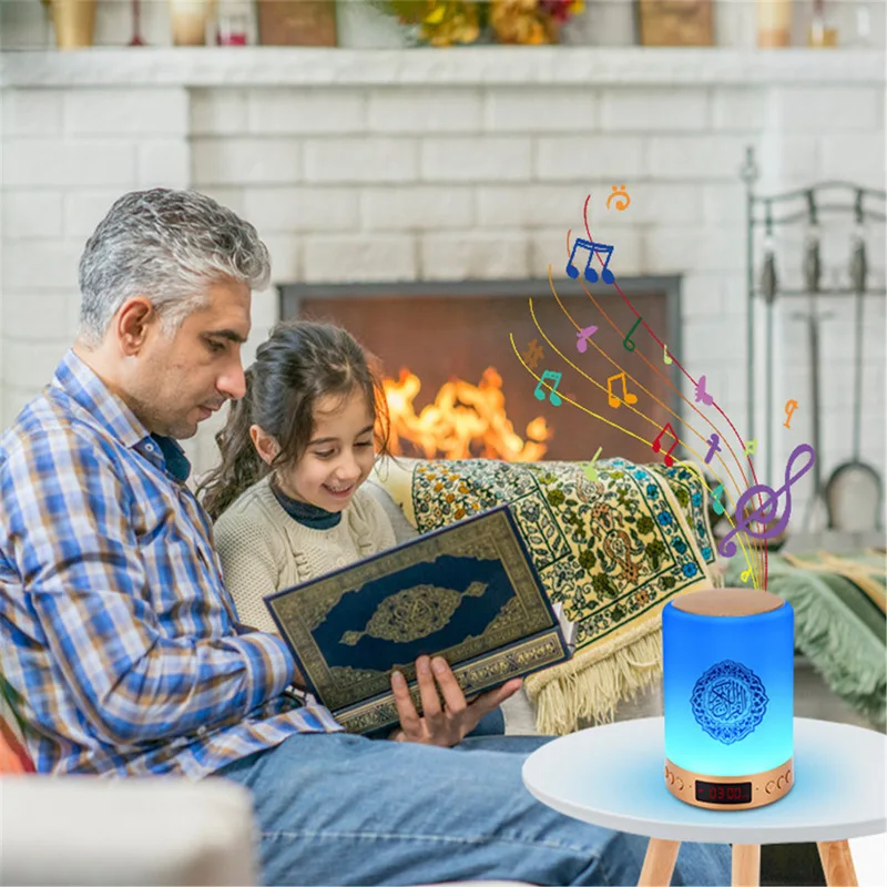 Исламская Коран Bluetooth Динамик с светодиодный светильник MP3 плеер Портативный