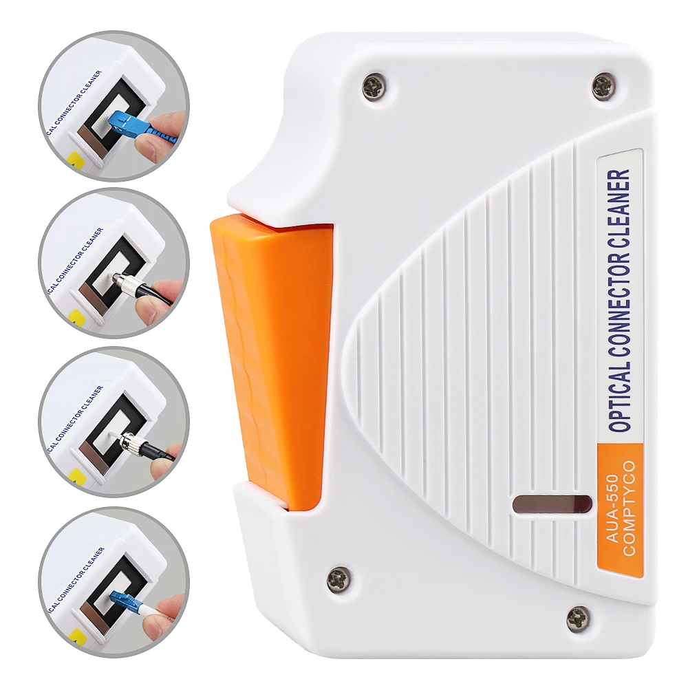 

Optical Fiber Connector Cleaner Fiber Optic Connector Cleaning Cassette Cleaner Fiber Optic Cleaning Box