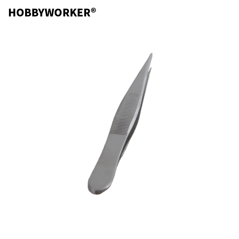 

Пинцет для ресниц Hobbyworker из нержавеющей стали с длинной ножкой и изогнутым наконечником L0125