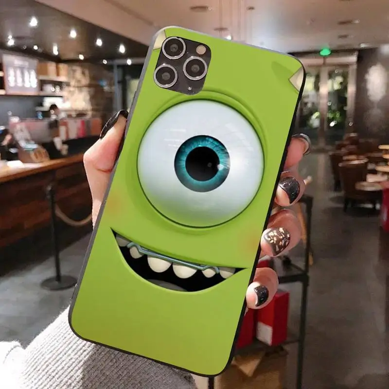 Черный чехол для телефона Monsters Inc IphoneX XS 11 11Pro 5 5s SE 6 6s Plus 7 8 2020 | Мобильные телефоны и