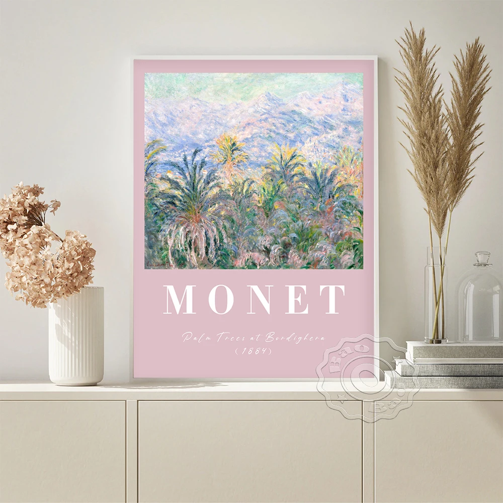 

Claude Monet Landscape Exhibition Museum Poster Impressionism Wall Picture Art Prints Canvas Painting Living Room Home Decor