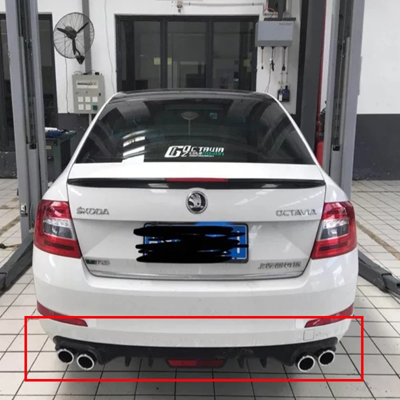 4 отверстия большой задний спойлер 2015 2016 2017 для Volkswagen SKODA Octavia по на багажник