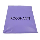 Полиэтиленовые пакеты фиолетового цвета с принтом логотипа на заказ, 100 шт.