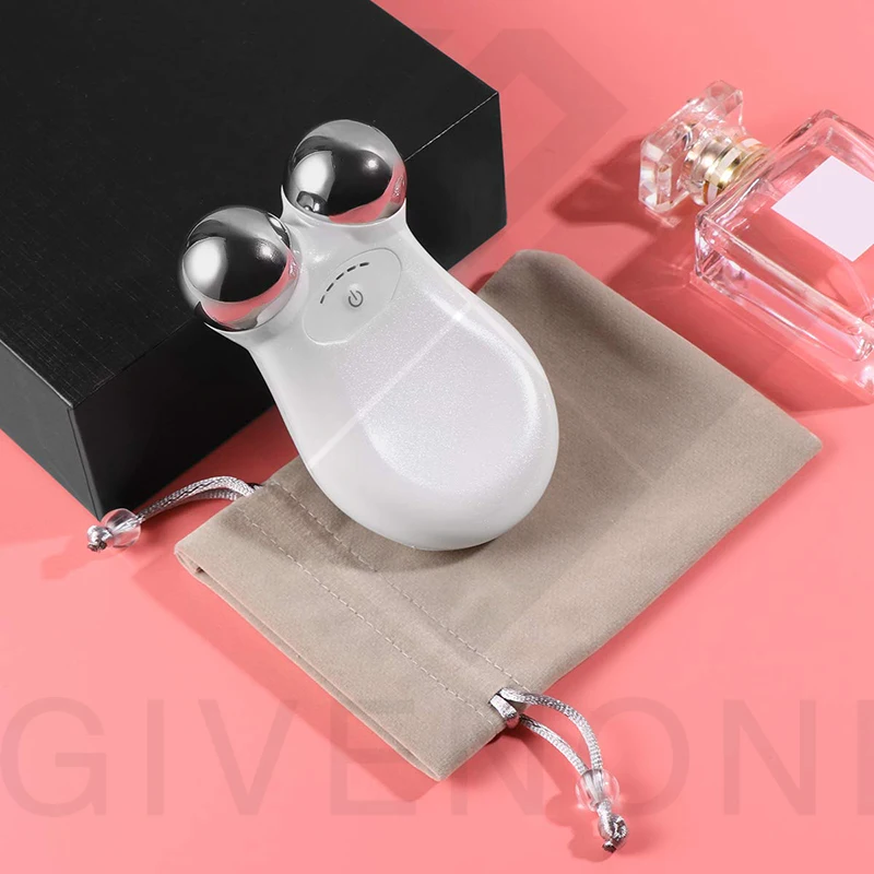 Мини-микроток массажер для лица Уход за кожей подъемный ролик Красота кожу