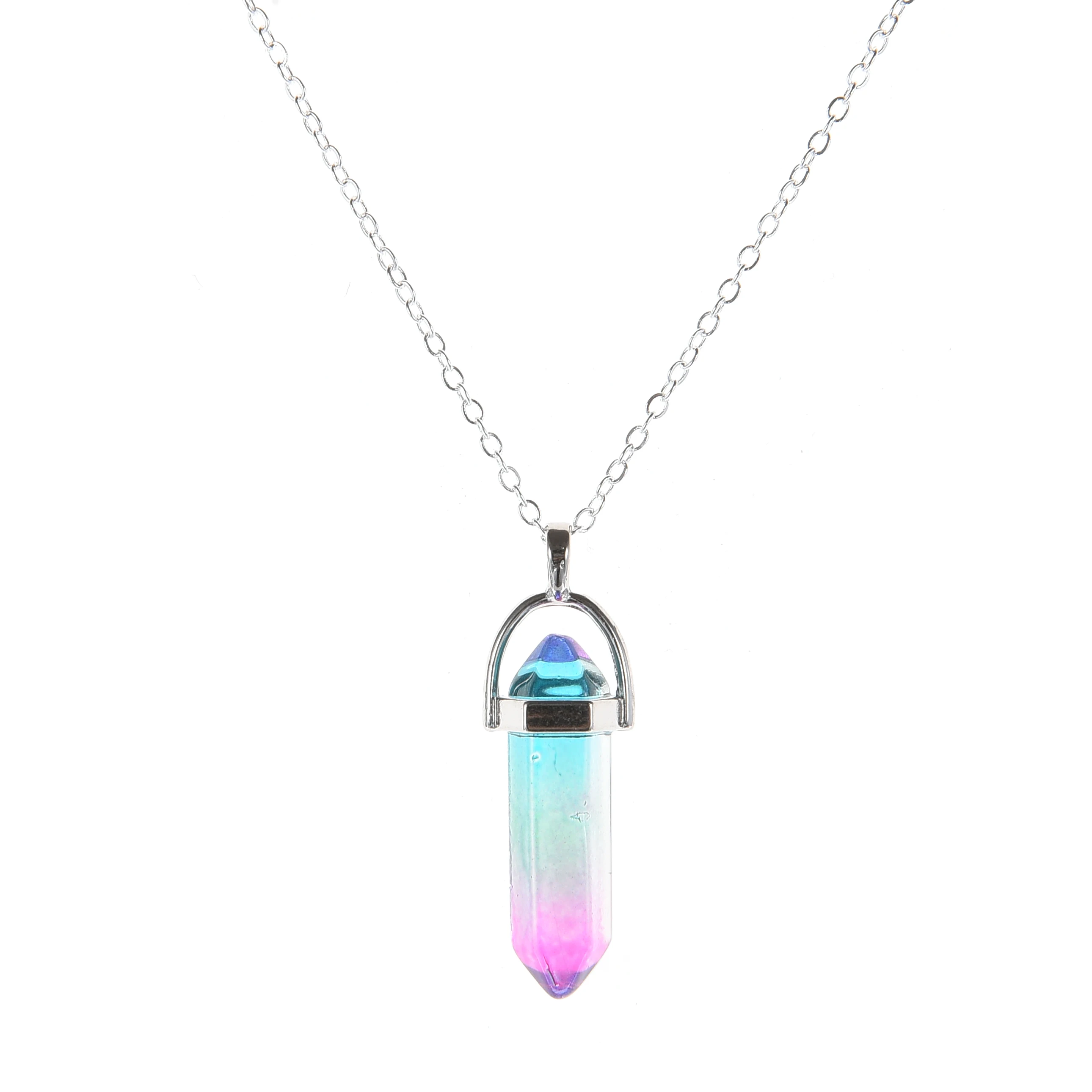 Хрустальные ожерелья с подвеской Опалит белый Howlite Lapis прозрачный кварцевый