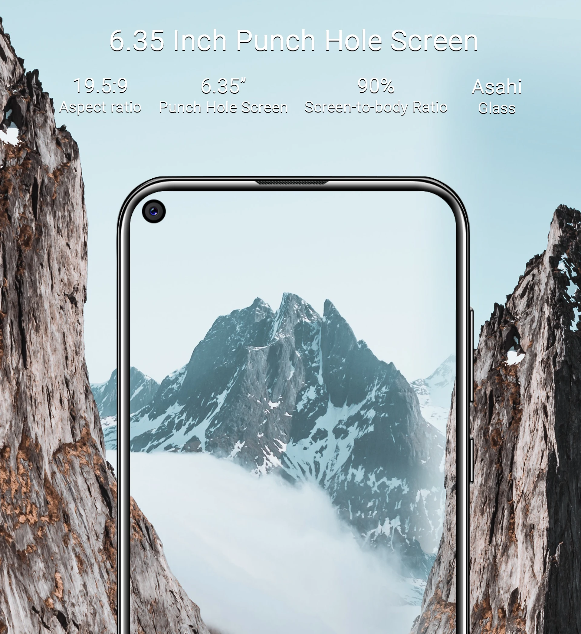 4G мобильный телефон OUKITEL C17 Android 9,0 смартфон 6,35 ''распознавание лица отпечаток пальца Восьмиядерный 3 Гб 16 Гб 3900 мАч Тройная камера MT6763