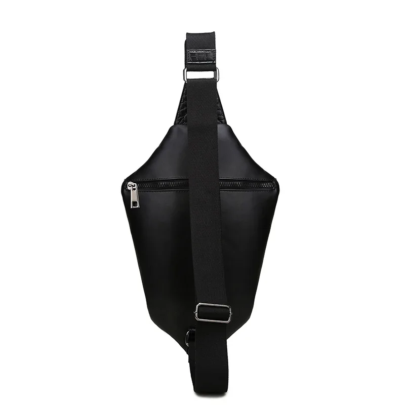 Мужская нагрудная сумка из ПУ кожи с 3D-принтом волка | Багаж и сумки