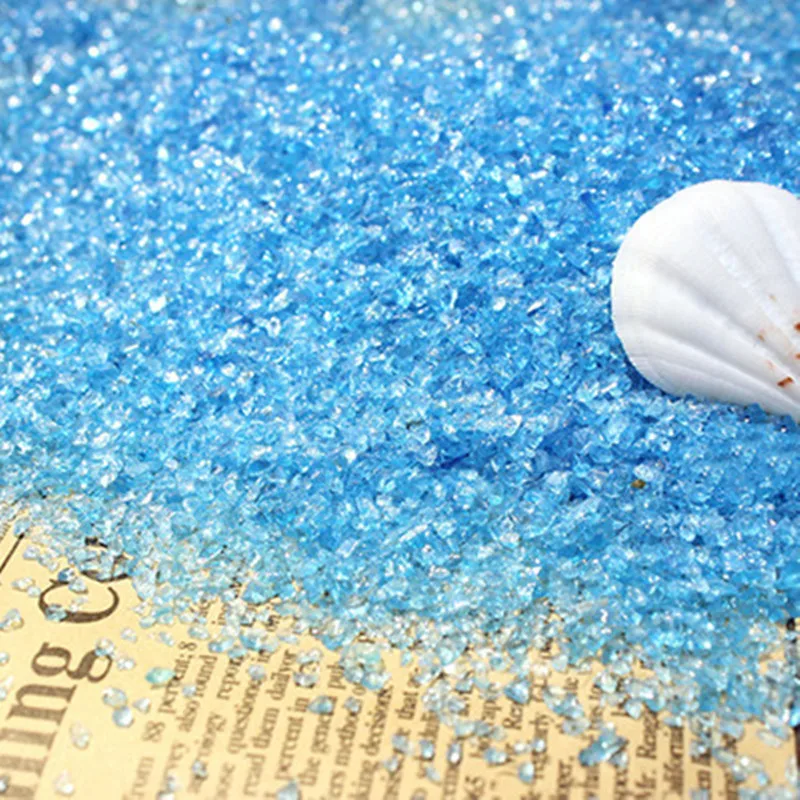 Новинка аквариум со стеклом 500 г песком цветным с ландшафтный камень украшение