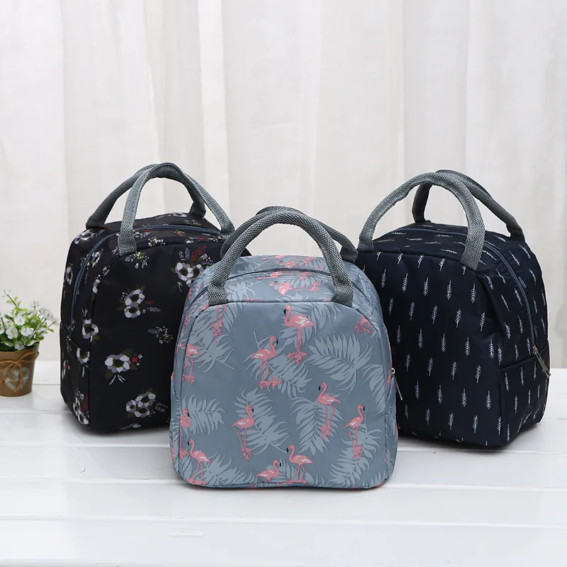 Портативный Ланч бокс из ткани Оксфорд водонепроницаемая термоизолированная