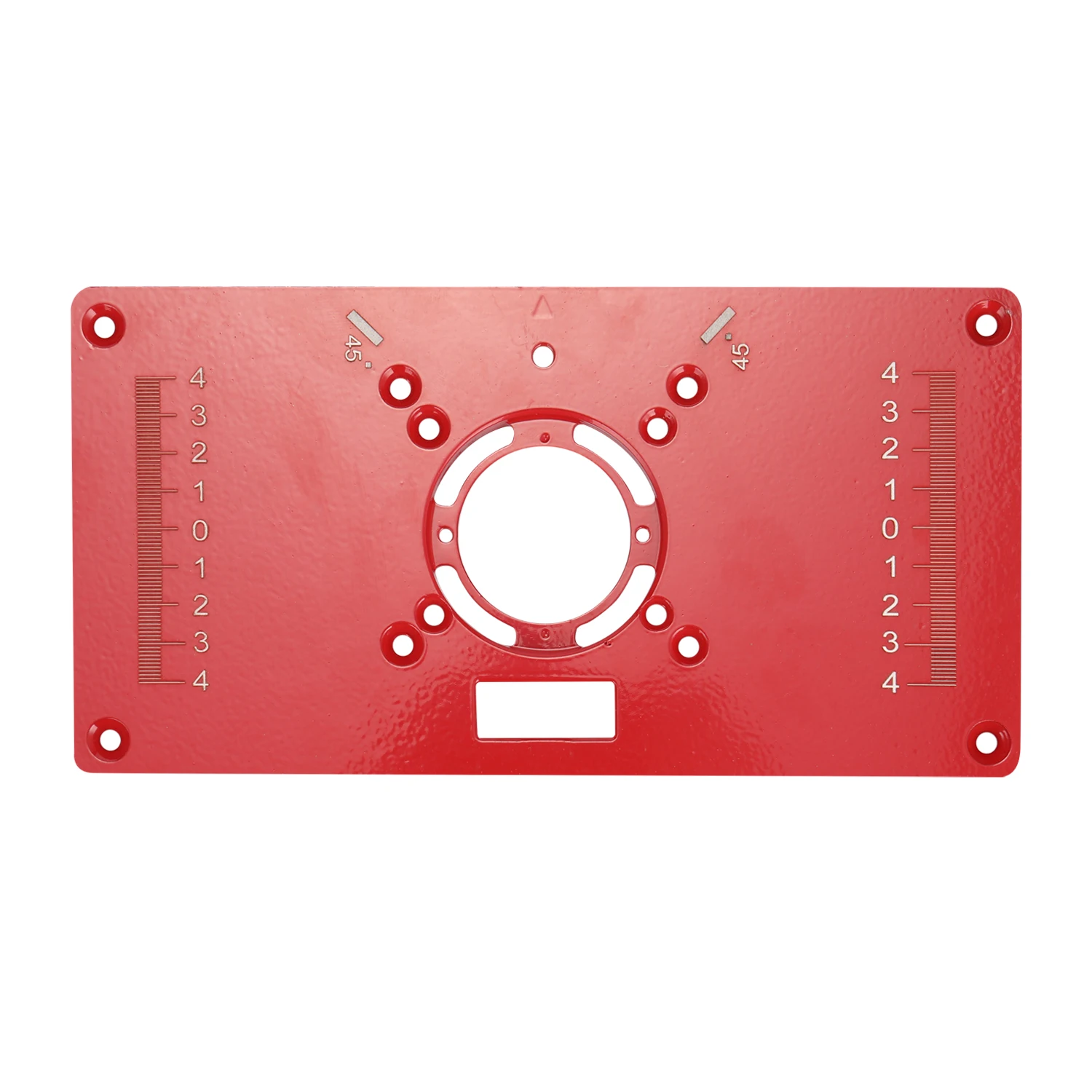 

Multifunctional Router Table Insert Plate Aluminium Woodworking Benches Router with 4 Rings Tools For Engraving Trimming Machine