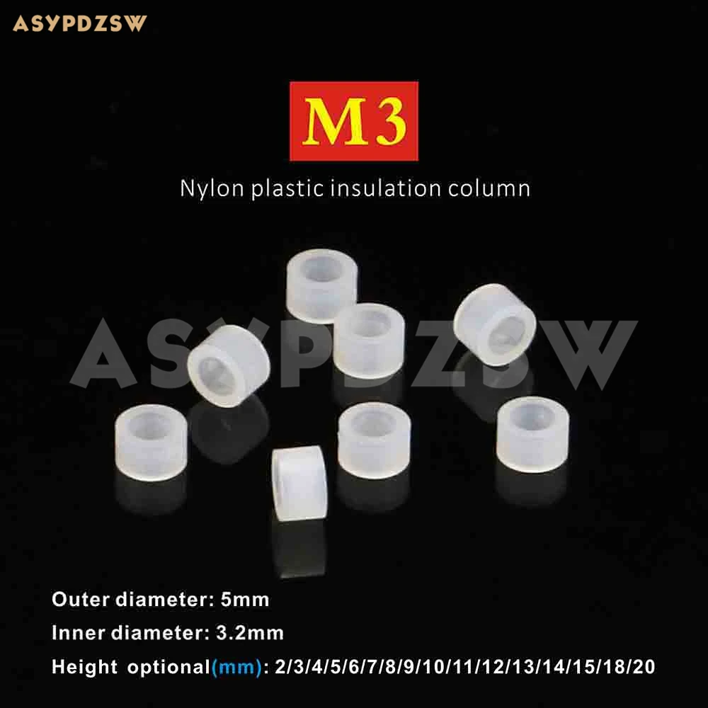 1000 PCS M3 Amplifier Plastic insulation mat Ring-shaped insulating particles 5*3*H=18/20mm | Электроника