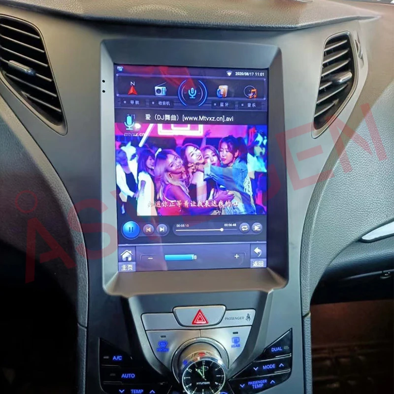 Автомобильный мультимедийный плеер на Android 10 для Hyundai Azera 2011 2012 стерео радио