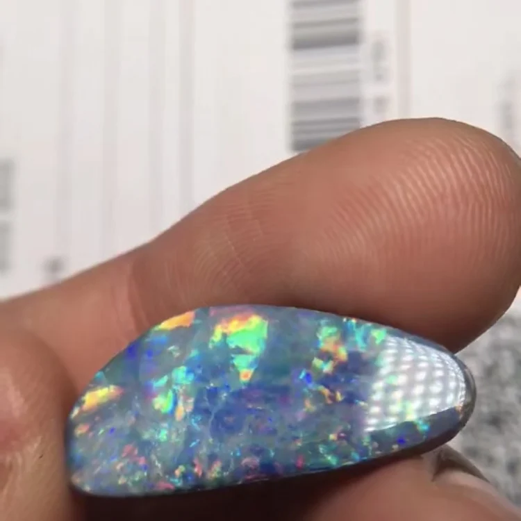 A401 Австралийское происхождение 10.675ct натуральные опалы двойные свободные