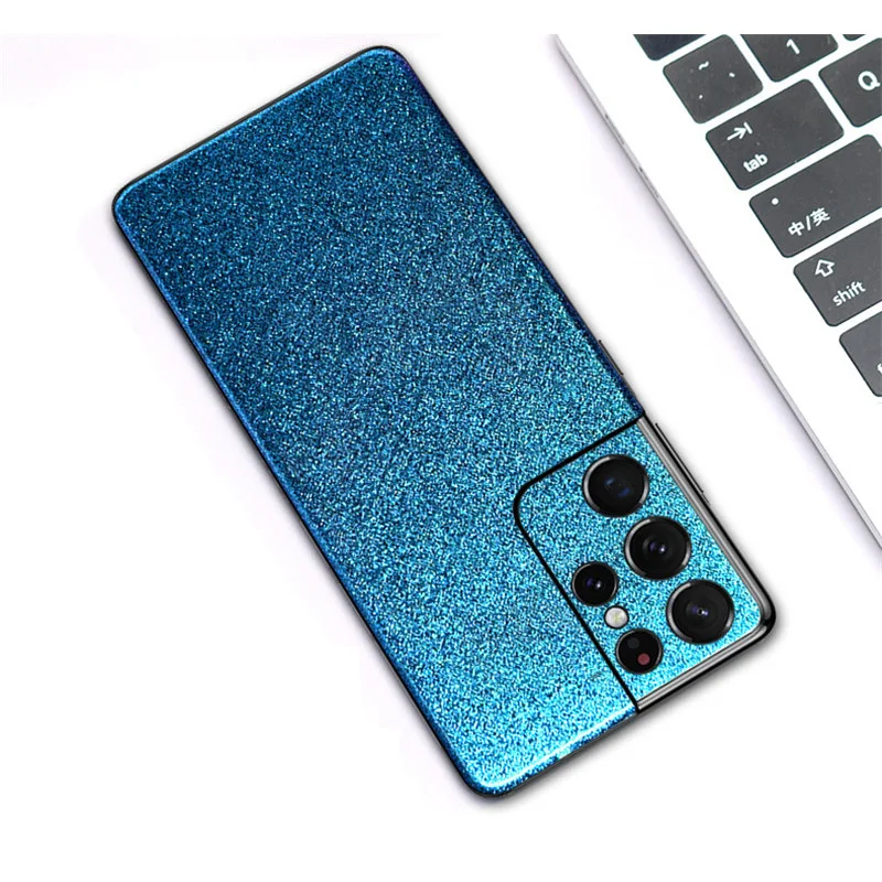 Для Samsung Galaxy S21 S10 S9 S8 Plus S10e Note 20 10 9 8 ультразадняя градиентная блестящая Алмазная