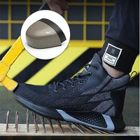 2021 adult work boots steel toemen safety bootswork safety shoes men boots fashion work sneakers male shoes