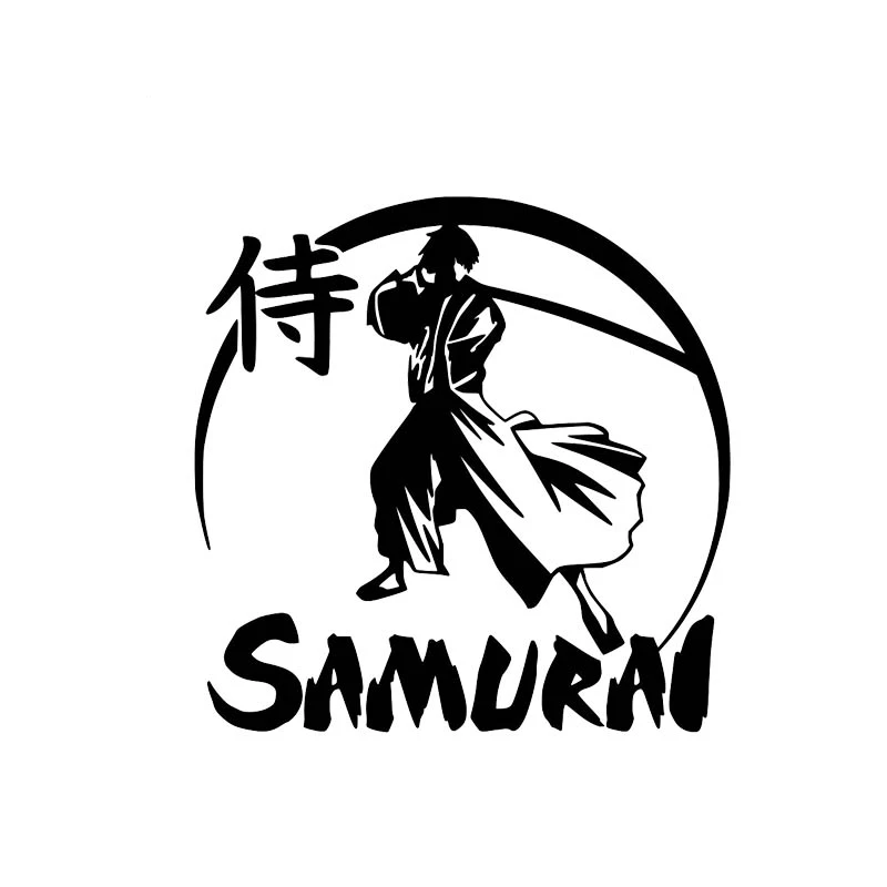 Ниндзя большой японский самурайский воин наклейка ноутбук мотоциклы