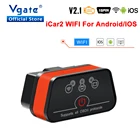 Диагностический прибор Vgate obd2, ELM327 icar2, Wi-Fi мини-сканер автомобиля, elm 327 V2.1, автоматический адаптер с Wi-Fi для IOSandroid, устройство для считывания кодов
